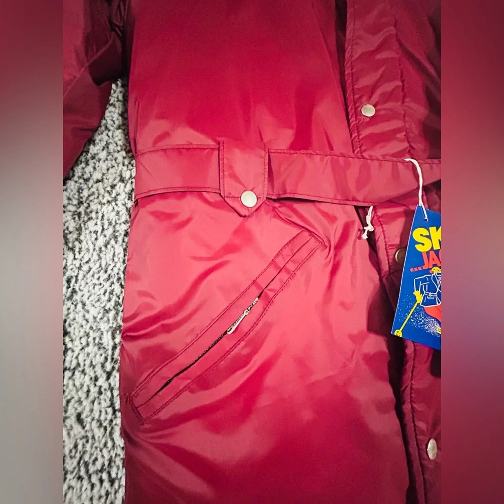 Rare Sportsmaster Red Jacket from 1960s (reworked beautifully) Vintage - Picture 4 of 16